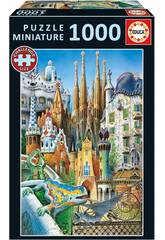 Puzzle 1000 Collage miniature Gaud
