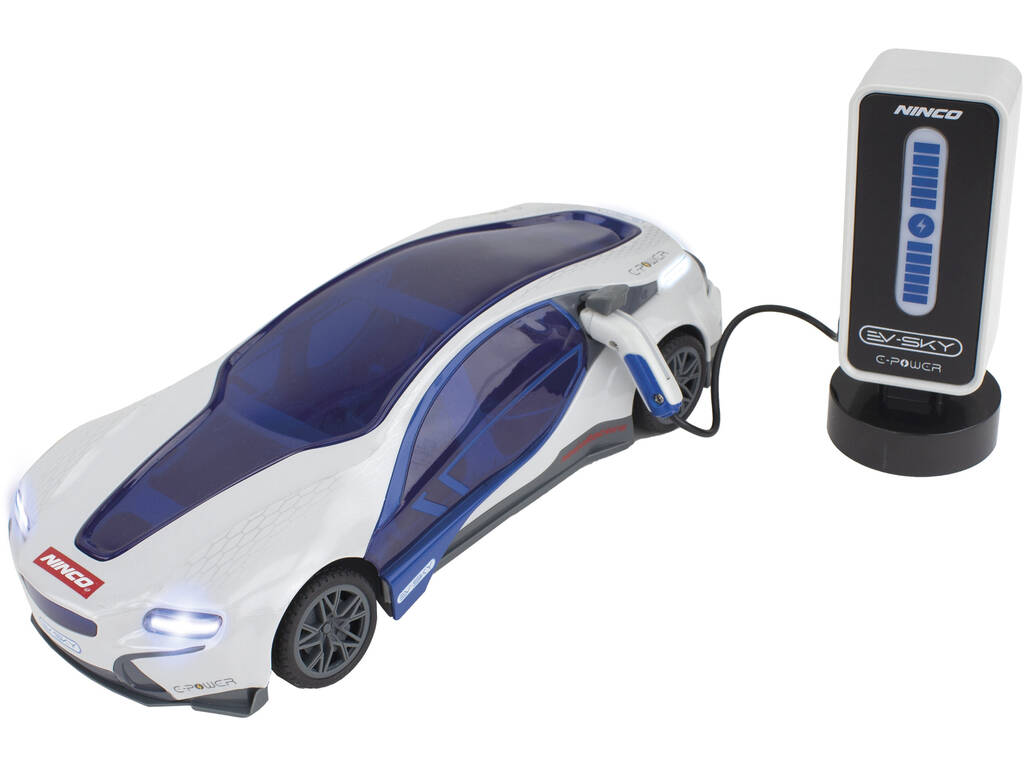 Véhicule Ev-Sky radiocommandé Ninco Racers avec point de recharge