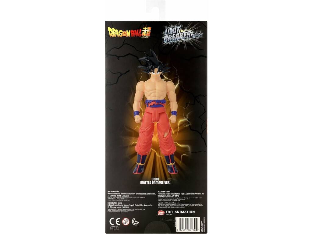 Dragon Ball Super Limit Breaker Series Figura Goku Battle Damage Ver