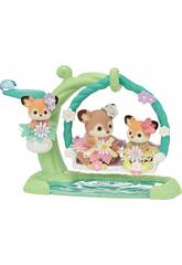Sylvanian Families Bebè cervo sull'altalena
