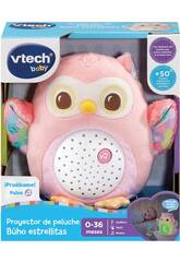 Vtech Baby Projetor de Peluche Coruja Estrelinhas Rosa