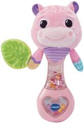 Baby Chocalho hipoptamo beb rosa