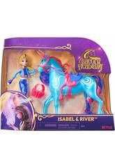 Academia Unicrnio Pack Boneca Isabel e Unicrnio River