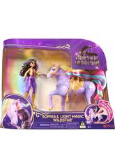 Unicorn Academy Pack poupe licorne Sophia et licorne Light Magic Wildstar