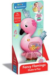 Baby Clementoni Chocalho Fancy Flamingo com Sons