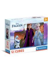 Puzzle 12 Cubi Disney Frozen