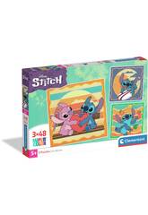 Puzzle Supercolor 3X48 Stitch