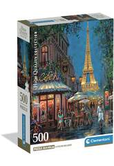 Puzzle 500 Night at the Eiffel Caf
