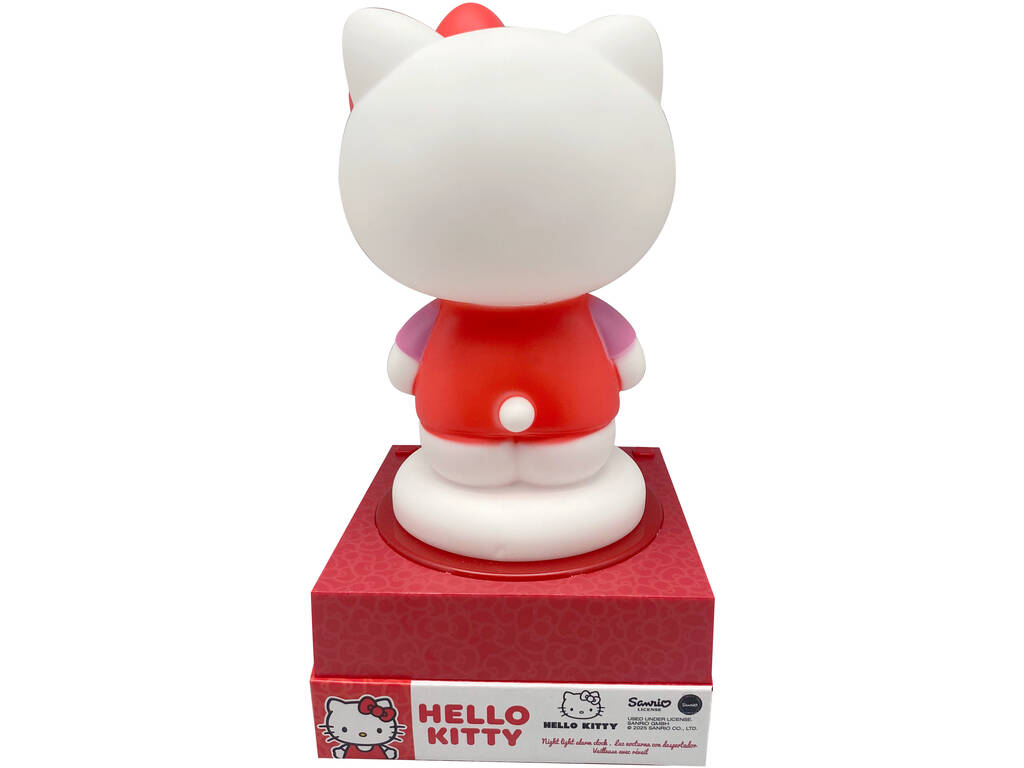 Hello Kitty Relógio Despertador com Luz Noturna