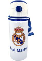 Real Madrid Garrafa de Alumnio de 600 ml com Asa