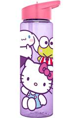 Sanrio Hello Kitty et ses amis - Bouteille d'eau transparente 600ml