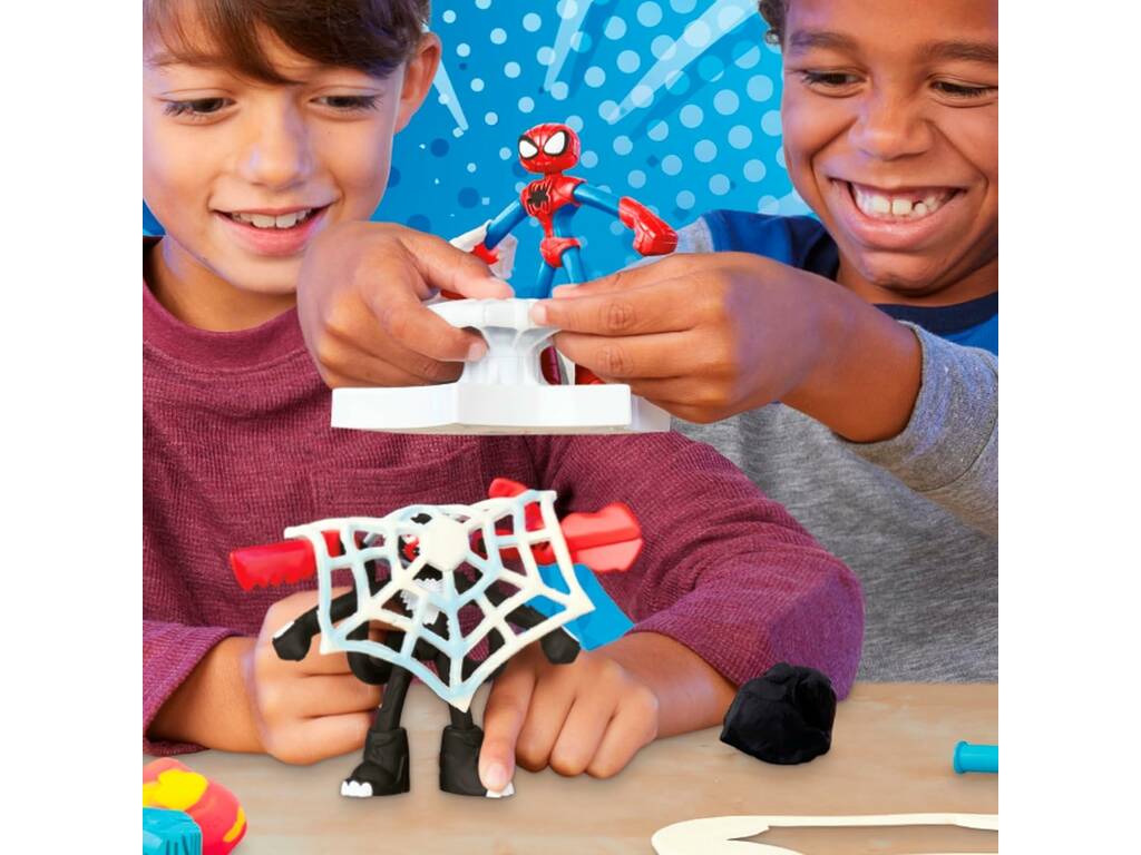 Playdoh Marvel Spiderman Lance et attrape