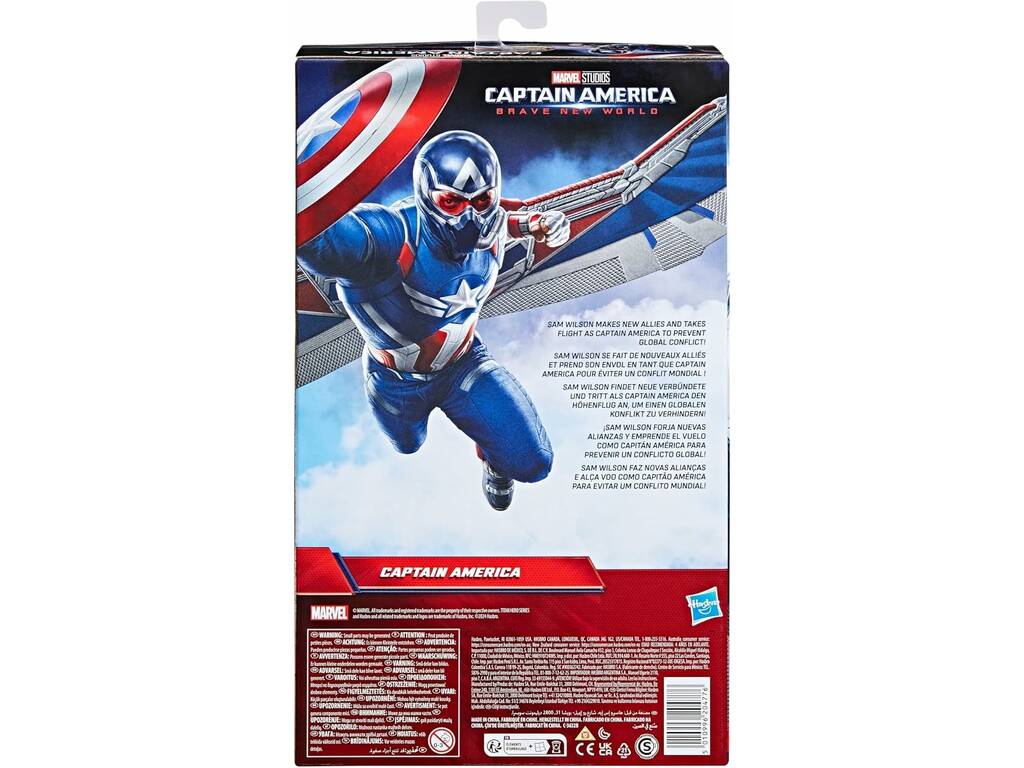 Figurine Captain America Brave New World Titan Hero Series Captain America