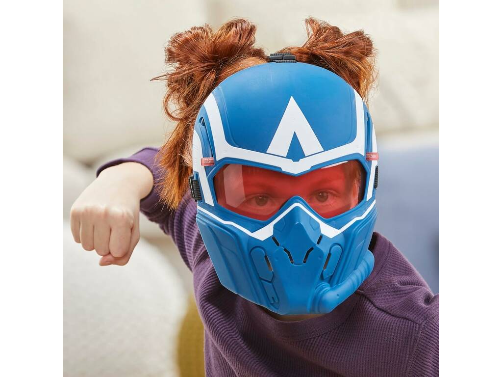 Marvel Capitán América Brave New World Máscara de Visión para Vuelo