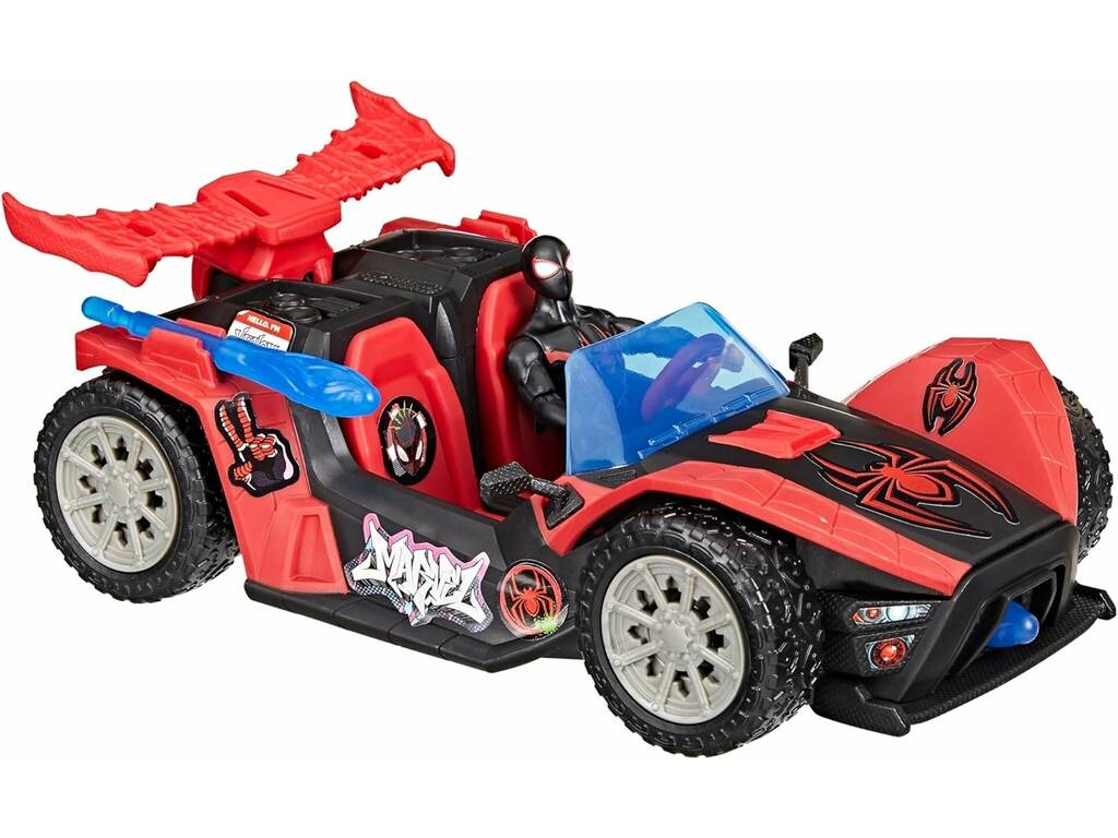 Marvel Spider-Man VenomVersus Gunship Launcher avec figurine Miles Morales
