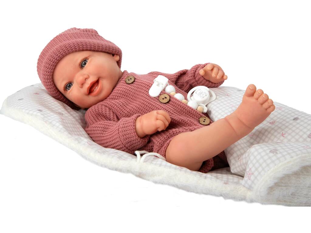 Poupée Reborn Angelica de 45 cm avec couverture