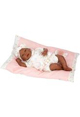 Boneca Beb Reborn Sasha de 45 cm com Almofada