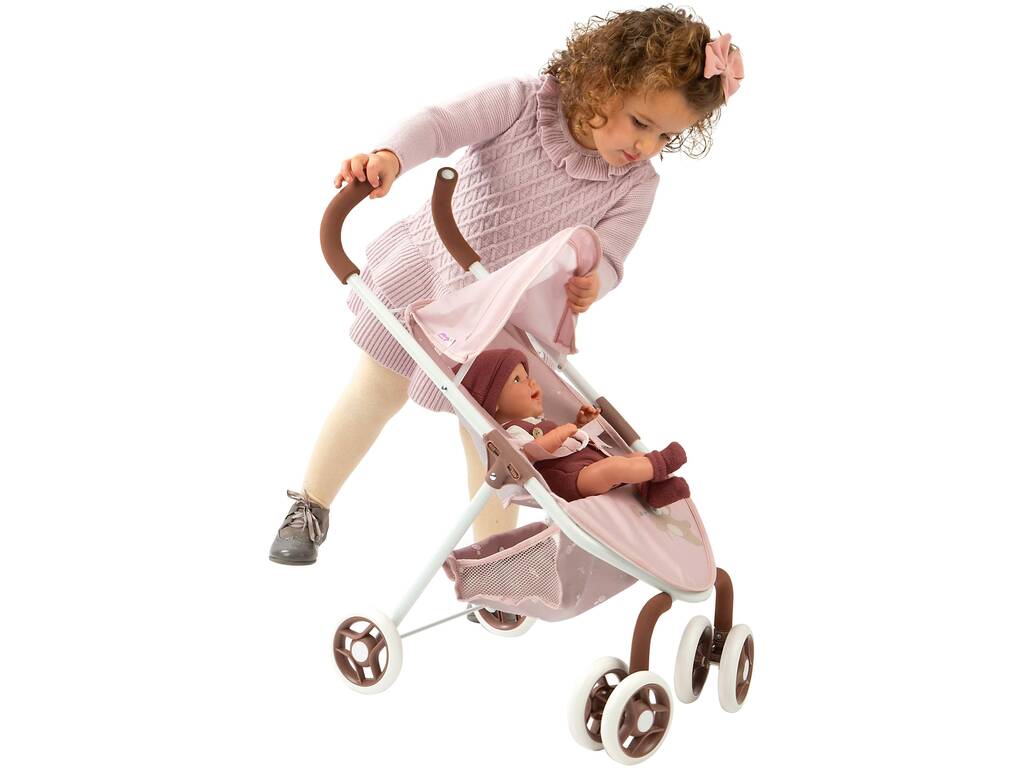 Poussette pour poupées avec capote Bear