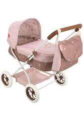 Poussette pour poupes avec capote et sac