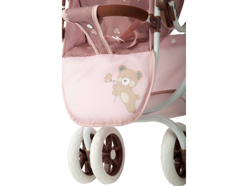 Poussette pour poupées Bear avec sac à main