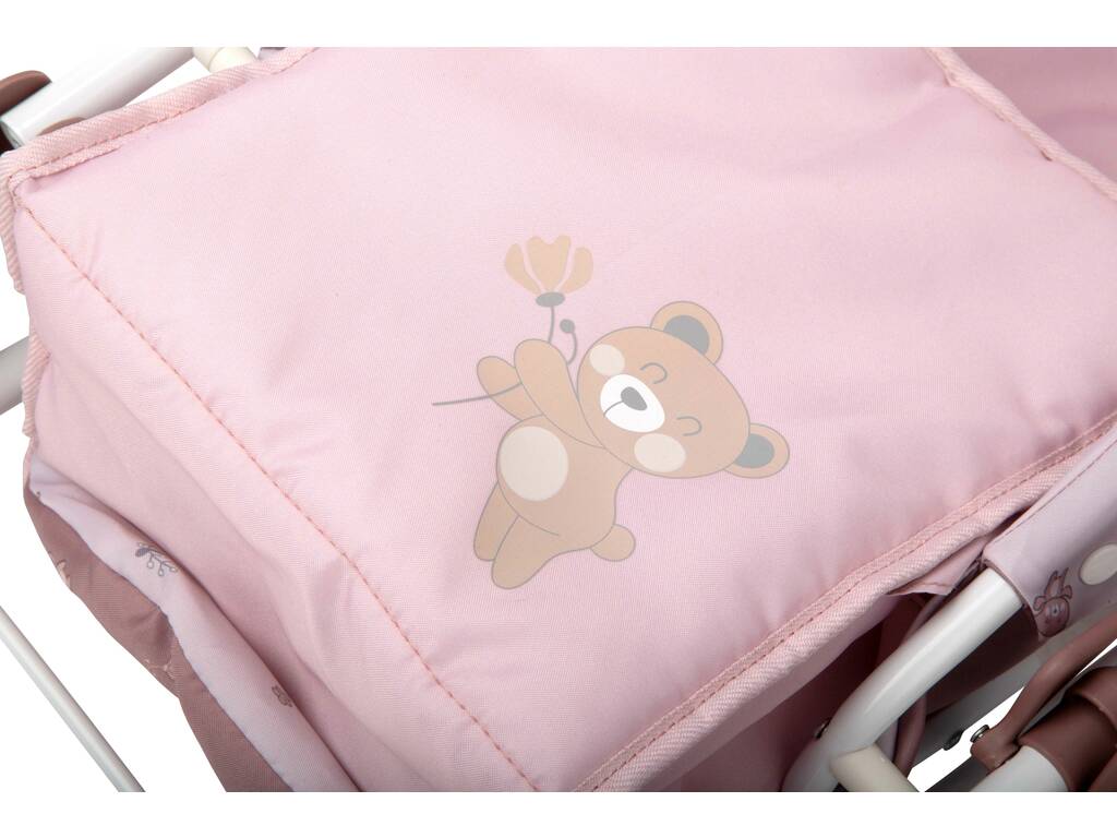Poussette pour poupées avec capote Bear