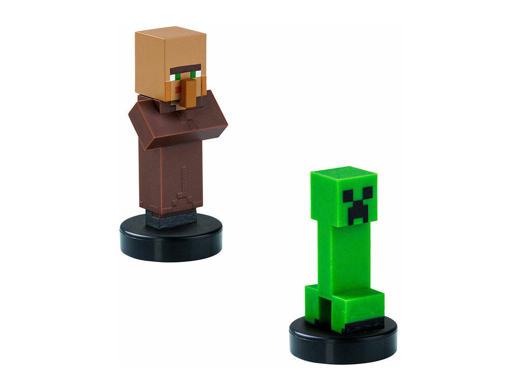Minecraft 2 paquets de figurines estampillées