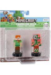 Minecraft Pack de 2 Figuras com Selo