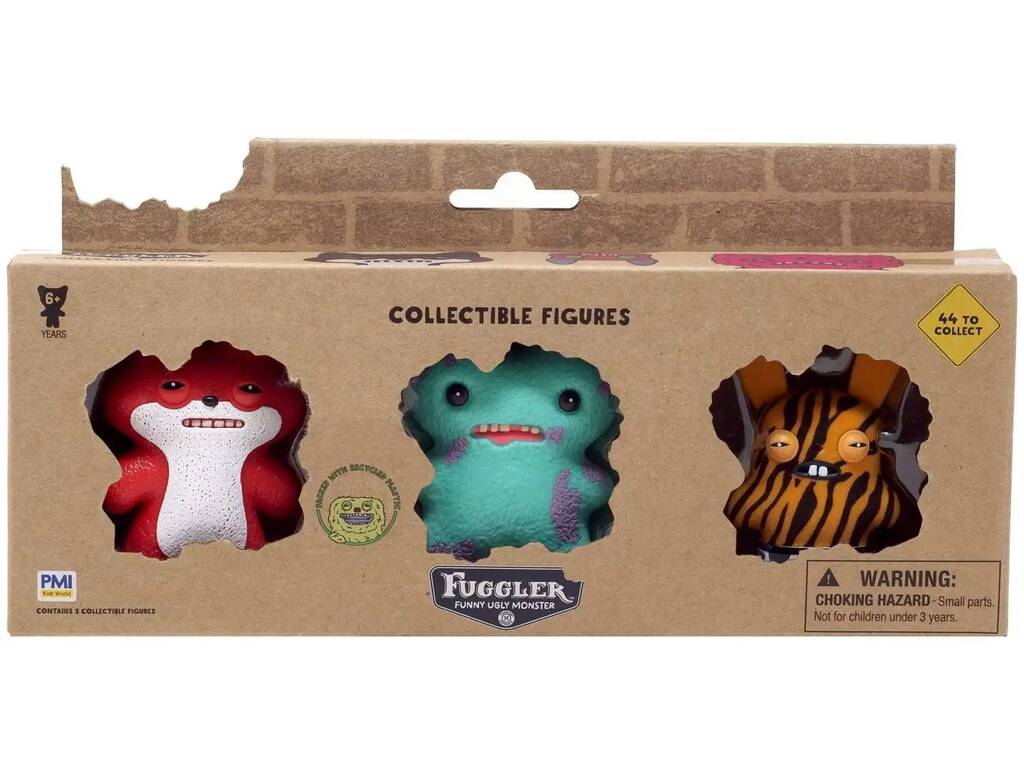 Fuggler Pack 3 Figuras Coleccionables de 7 cm
