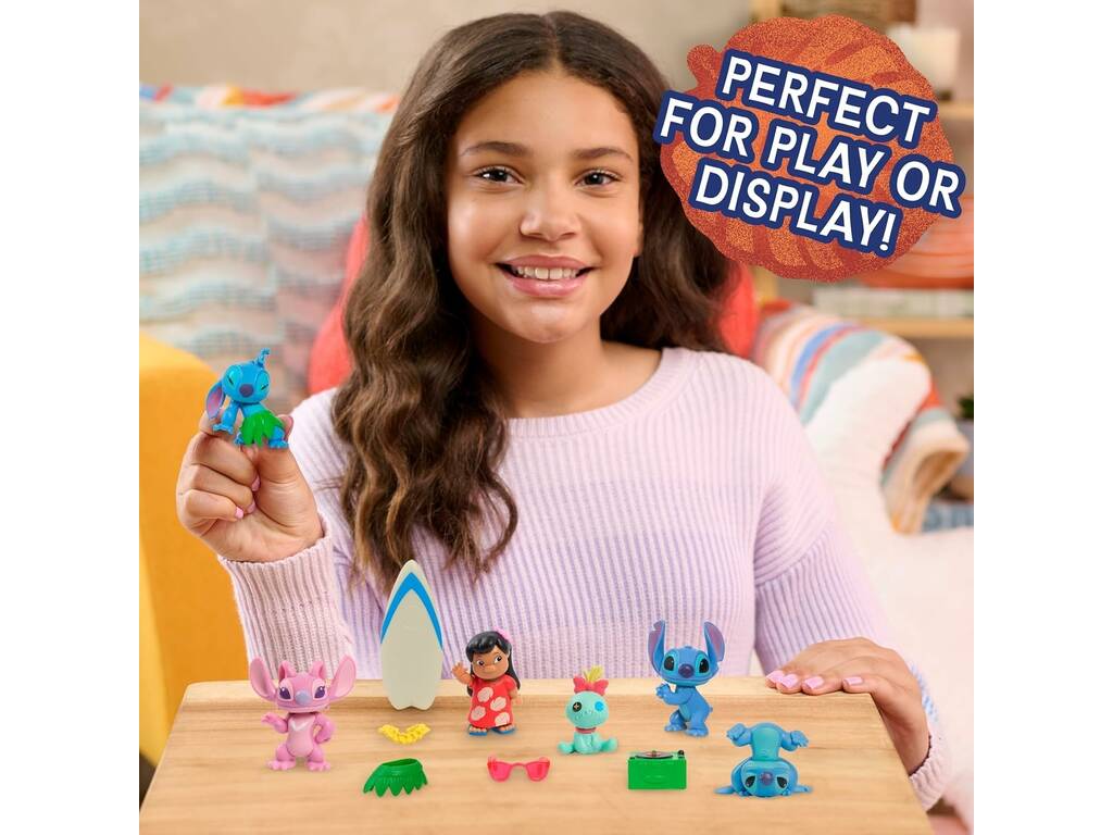 Disney Stitch - Ensemble de figurines à collectionner 11 pièces
