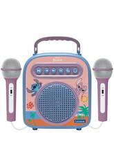 Disney Stitch Altoparlante karaoke Bluetooth con 2 microfoni
