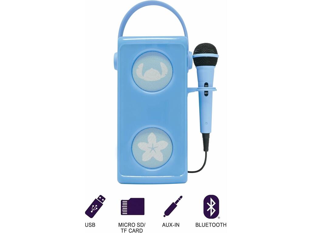 Disney Stitch Altavoz Luminoso Bluetooth con Micrófono
