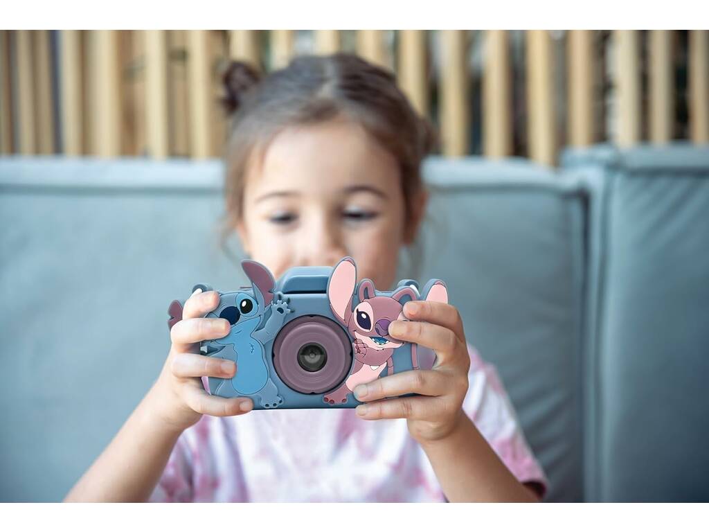 Appareil photo numérique pour enfants Disney Stitch avec protection