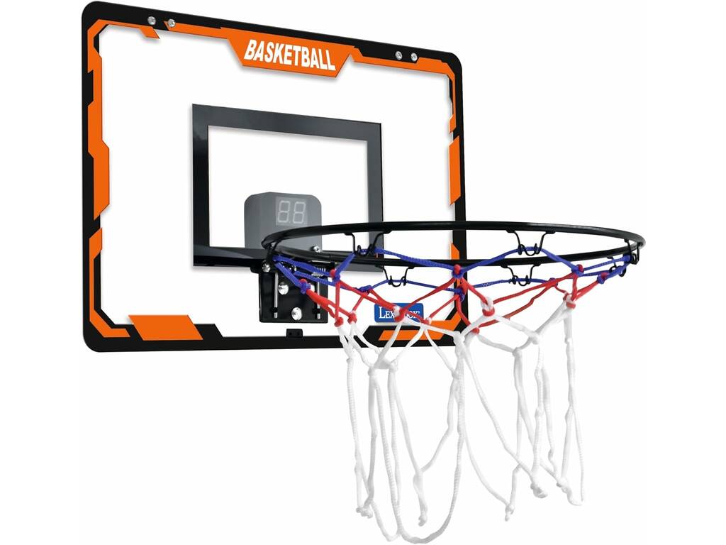Panier de basket interactif avec compteur de points, effets sonores et ballon