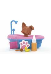 Ensemble de figurines Washy Friends avec baignoire et accessoires