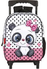 Sac  dos pour crche PR Panda avec roulettes
