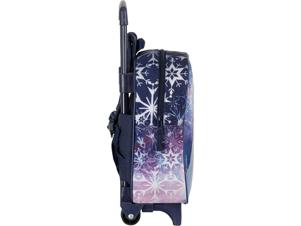 Sac à dos à roulettes pour école maternelle Frozen Frosted