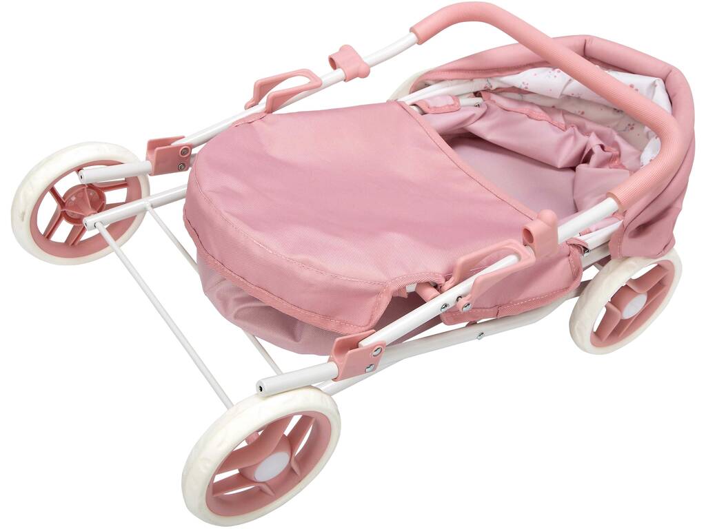 Poussette pour poupées avec capote Elegance