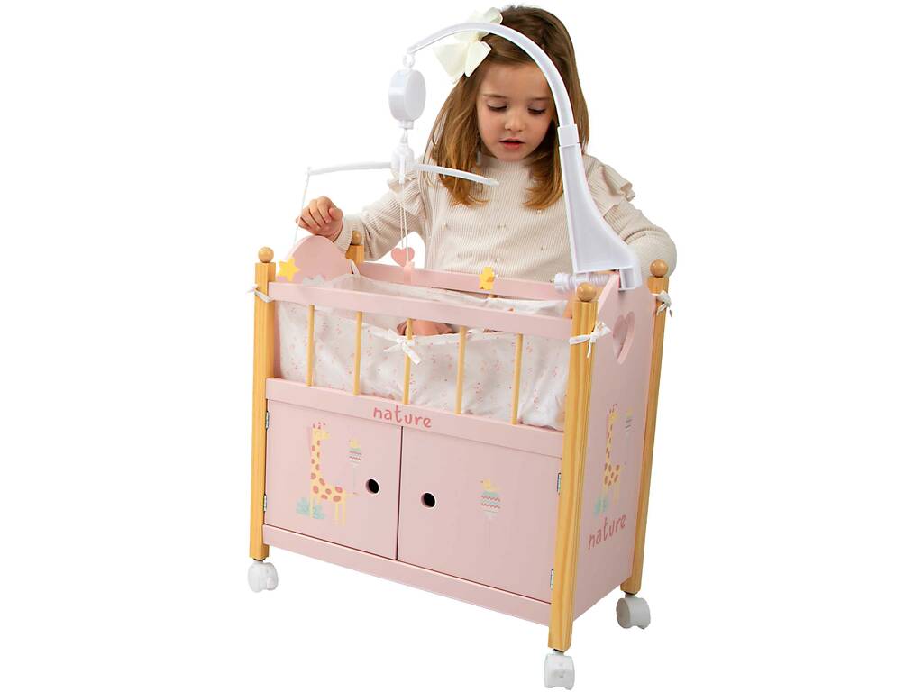 Ma berceau armoire avec carrousel Nature