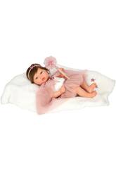 Bambola Reborn Princess Rosa da 38 cm con copertina