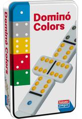 Domino colors avec boîte en métal