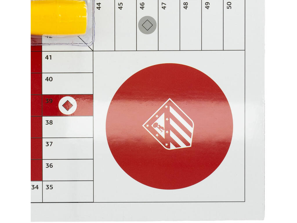 Parcheesi et jeu de l'oie de l'Atletico de Madrid 40x40 cm