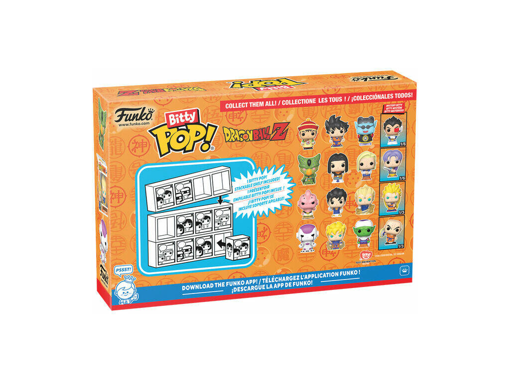 Funko Pop Bitty Dragon Ball Z Pack 4 mini Figuras con Freza 4th Form