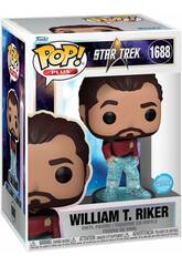 Funko Pop Plus Star Trek The Next Generation William T. Riker Glitter Figure