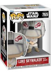 Funko Pop Star Wars Figura Luke Skywalker con Remote y Cabeza Oscilante