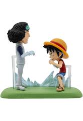One Piece WCF Monkey D. Luffy vs Kuzan 8x9x5 cm Figure
