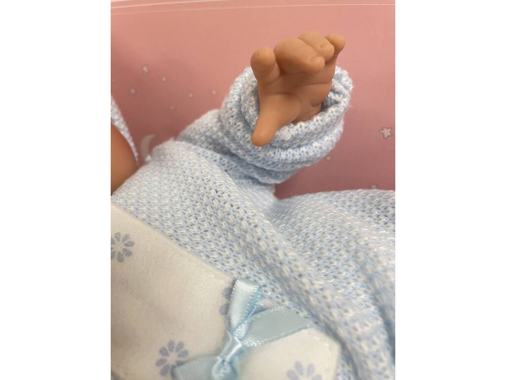 Poupée Bébé Nouveau-né Daniela de 35 cm avec 36 Sons et Sucette