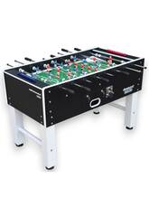 Baby-foot professionnel Hercules noir 136x76x92 cm avec porte-monnaie
