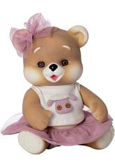 Poupe Ours 25 cm avec jupe en tulle