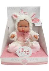 Boneca Bebé Ovelhinha de 30 cm com Chupeta
