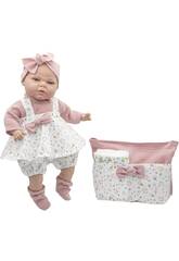 Boneca Beb Recm-Nascida Roma de 40 cm com 36 Sons